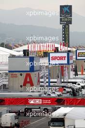 22.09.2007 Barcelona, Spain,  General view at the Barcelona paddock. - DTM 2007 at Circuit de Catalunya