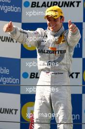 23.09.2007 Barcelona, Spain,  Podium, Jamie Green (GBR), Team HWA AMG Mercedes, Portrait (1st) - DTM 2007 at Circuit de Catalunya