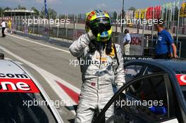 23.09.2007 Barcelona, Spain,  Race winner Jamie Green (GBR), Team HWA AMG Mercedes, AMG Mercedes C-Klasse - DTM 2007 at Circuit de Catalunya