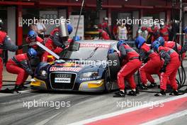 23.09.2007 Barcelona, Spain,  Pitstop practice at the Audi Sport Team Abt Sportsline team. - DTM 2007 at Circuit de Catalunya
