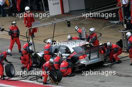 23.09.2007 Barcelona, Spain,  Pitstop of Tom Kristensen (DNK), Audi Sport Team Abt Sportsline, Audi A4 DTM - DTM 2007 at Circuit de Catalunya