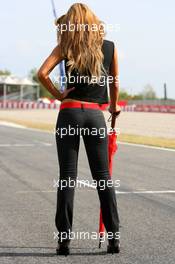 23.09.2007 Barcelona, Spain,  Grid girl - DTM 2007 at Circuit de Catalunya