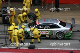 23.09.2007 Barcelona, Spain,  Vanina Ickx (BEL), TME, Audi A4 DTM, coming in for a pitstop - DTM 2007 at Circuit de Catalunya