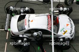 23.09.2007 Barcelona, Spain,  Pitstop of Jamie Green (GBR), Team HWA AMG Mercedes, AMG Mercedes C-Klasse - DTM 2007 at Circuit de Catalunya