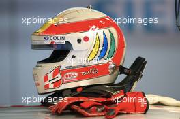 13.10.2007 Hockenheim, Germany,  Helmet of Tom Kristensen (DEN), Audi Sport Team Abt Sportsline Audi A4 DTM 2007 - DTM 2007 at Hockenheimring