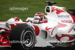 15.01.2007 Silverstone, England,  Aguri Suzuki (JPN), Super Aguri F1 - Aguri Suzuki, Martin Brundle and Christian Danner, Test Super Aguri F1 Car