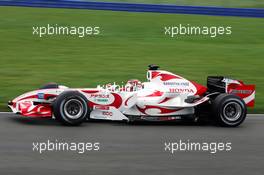 15.01.2007 Silverstone, England,  Aguri Suzuki (JPN), Super Aguri F1 - Aguri Suzuki, Martin Brundle and Christian Danner, Test Super Aguri F1 Car