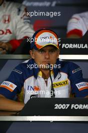 16.03.2007 Melbourne, Australia,  Heikki Kovalainen (FIN), Renault F1 Team - Formula 1 World Championship, Rd 1, Australian Grand Prix, Friday Practice
