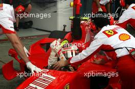 16.03.2007 Melbourne, Australia,  Kimi Raikkonen (FIN), Räikkönen, Scuderia Ferrari - Formula 1 World Championship, Rd 1, Australian Grand Prix, Friday Practice