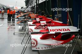 16.03.2007 Melbourne, Australia,  Super Aguri F1, SA07, Engine covers - Formula 1 World Championship, Rd 1, Australian Grand Prix, Friday
