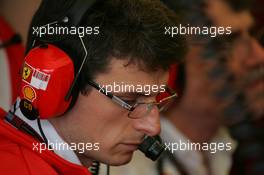 16.03.2007 Melbourne, Australia,  Chris Dyer (AUS), Scuderia Ferrari, Track Engineer of Kimi Raikkonen (FIN)- Formula 1 World Championship, Rd 1, Australian Grand Prix, Friday Practice