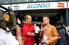 16.03.2007 Melbourne, Australia,  Hans-Joachim Stuck (GER), Premiere TV and Peter Lauterbach (GER), Premiere TV - Formula 1 World Championship, Rd 1, Australian Grand Prix, Friday