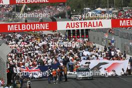 18.03.2007 Melbourne, Australia,  Pre-Race preparations - Formula 1 World Championship, Rd 1, Australian Grand Prix, Sunday Pre-Race Grid