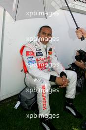 18.03.2007 Melbourne, Australia,  Lewis Hamilton (GBR), McLaren Mercedes - Formula 1 World Championship, Rd 1, Australian Grand Prix, Sunday Pre-Race Grid