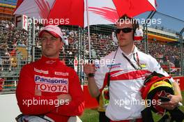18.03.2007 Melbourne, Australia,  Ralf Schumacher (GER), Toyota Racing - Formula 1 World Championship, Rd 1, Australian Grand Prix, Sunday Pre-Race Grid