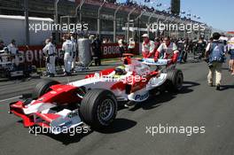 18.03.2007 Melbourne, Australia,  Ralf Schumacher (GER), Toyota Racing, TF107 - Formula 1 World Championship, Rd 1, Australian Grand Prix, Sunday Pre-Race Grid