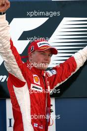 18.03.2007 Melbourne, Australia,  Kimi Raikkonen (FIN), Räikkönen, Scuderia Ferrari - Formula 1 World Championship, Rd 1, Australian Grand Prix, Sunday Podium