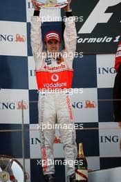 18.03.2007 Melbourne, Australia,  2nd, Fernando Alonso (ESP), McLaren Mercedes - Formula 1 World Championship, Rd 1, Australian Grand Prix, Sunday Podium