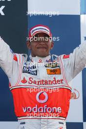 18.03.2007 Melbourne, Australia,  Lewis Hamilton (GBR), McLaren Mercedes - Formula 1 World Championship, Rd 1, Australian Grand Prix, Sunday Podium