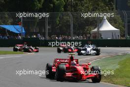 18.03.2007 Melbourne, Australia,  Kimi Raikkonen (FIN), Räikkönen, Scuderia Ferrari - Formula 1 World Championship, Rd 1, Australian Grand Prix, Sunday Race