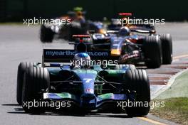 18.03.2007 Melbourne, Australia,  Jenson Button (GBR), Honda Racing F1 Team  - Formula 1 World Championship, Rd 1, Australian Grand Prix, Sunday Race