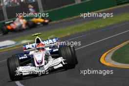 18.03.2007 Melbourne, Australia,  Robert Kubica (POL), BMW Sauber F1 Team, F1.07 - Formula 1 World Championship, Rd 1, Australian Grand Prix, Sunday Race