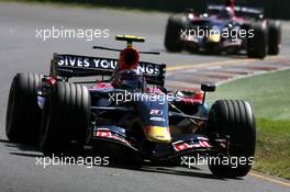 18.03.2007 Melbourne, Australia,  Vitantonio Liuzzi (ITA), Scuderia Toro Rosso, Scott Speed (USA), Scuderia Toro Rosso - Formula 1 World Championship, Rd 1, Australian Grand Prix, Sunday Race