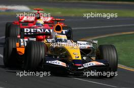 18.03.2007 Melbourne, Australia,  Giancarlo Fisichella (ITA), Renault F1 Team, R27 - Formula 1 World Championship, Rd 1, Australian Grand Prix, Sunday Race