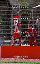 18.03.2007 Melbourne, Australia,  Christijan Albers (NED), Spyker F1 Team, F8-VII, crashed out - Formula 1 World Championship, Rd 1, Australian Grand Prix, Sunday Race
