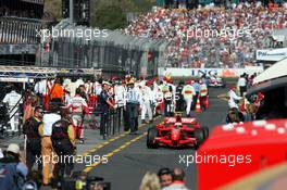 18.03.2007 Melbourne, Australia,  Kimi Raikkonen (FIN), Räikkönen, Scuderia Ferrari - Formula 1 World Championship, Rd 1, Australian Grand Prix, Sunday Race