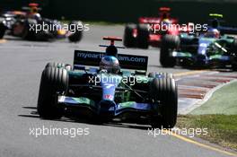 18.03.2007 Melbourne, Australia,  Jenson Button (GBR), Honda Racing F1 Team  - Formula 1 World Championship, Rd 1, Australian Grand Prix, Sunday Race