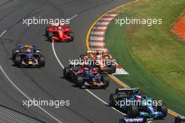 18.03.2007 Melbourne, Australia,  Rubens Barrichello (BRA), Honda Racing F1 Team, RA107 and Vitantonio Liuzzi (ITA), Scuderia Toro Rosso, STR02, Adrian Sutil (GER), Spyker F1 Team, F8-VII - Formula 1 World Championship, Rd 1, Australian Grand Prix, Sunday Race