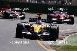 18.03.2007 Melbourne, Australia,  Giancarlo Fisichella (ITA), Renault F1 Team - Formula 1 World Championship, Rd 1, Australian Grand Prix, Sunday Race