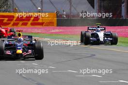18.03.2007 Melbourne, Australia,  Alexander Wurz (AUT), Williams F1 Team, FW29, goes wide - Formula 1 World Championship, Rd 1, Australian Grand Prix, Sunday Race