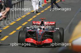 18.03.2007 Melbourne, Australia,  Fernando Alonso (ESP), McLaren Mercedes - Formula 1 World Championship, Rd 1, Australian Grand Prix, Sunday Race