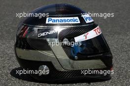 17.03.2007 Melbourne, Australia,  Helmet of Jarno Trulli (ITA), Toyota Racing - Formula 1 World Championship, Rd 1, Australian Grand Prix, Saturday