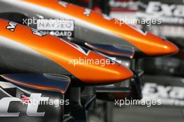 17.03.2007 Melbourne, Australia,  Spyker F1 Team, F8-VII, front wings - Formula 1 World Championship, Rd 1, Australian Grand Prix, Saturday