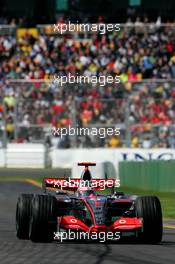 17.03.2007 Melbourne, Australia,  Fernando Alonso (ESP), McLaren Mercedes, MP4-22 - Formula 1 World Championship, Rd 1, Australian Grand Prix, Saturday Practice