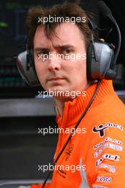 17.03.2007 Melbourne, Australia,  James Key (GBR), Spyker F1 Team, Technical Director - Formula 1 World Championship, Rd 1, Australian Grand Prix, Saturday Practice