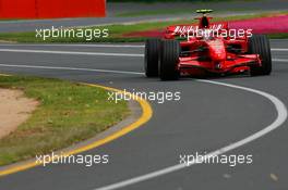 17.03.2007 Melbourne, Australia,  Kimi Raikkonen (FIN), Räikkönen, Scuderia Ferrari, F2007 - Formula 1 World Championship, Rd 1, Australian Grand Prix, Saturday Practice