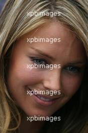 17.03.2007 Melbourne, Australia,  Jennifer Hawkins (AUS), Former Miss Universe - Formula 1 World Championship, Rd 1, Australian Grand Prix, Saturday