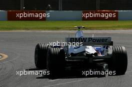 17.03.2007 Melbourne, Australia,  Robert Kubica (POL), BMW Sauber F1 Team, F1.07 - Formula 1 World Championship, Rd 1, Australian Grand Prix, Saturday Qualifying