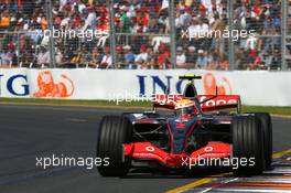 17.03.2007 Melbourne, Australia,  Lewis Hamilton (GBR), McLaren Mercedes, MP4-22 - Formula 1 World Championship, Rd 1, Australian Grand Prix, Saturday Qualifying