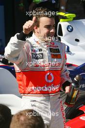 17.03.2007 Melbourne, Australia,  2nd place, Fernando Alonso (ESP), McLaren Mercedes - Formula 1 World Championship, Rd 1, Australian Grand Prix, Saturday Qualifying