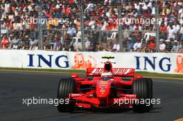 17.03.2007 Melbourne, Australia,  Kimi Raikkonen (FIN), Räikkönen, Scuderia Ferrari, F2007 - Formula 1 World Championship, Rd 1, Australian Grand Prix, Saturday Qualifying