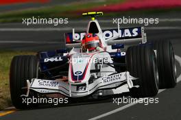 17.03.2007 Melbourne, Australia,  Robert Kubica (POL), BMW Sauber F1 Team, F1.07 - Formula 1 World Championship, Rd 1, Australian Grand Prix, Saturday Practice
