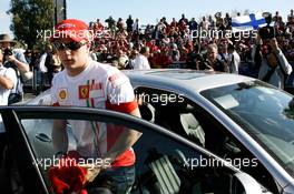 18.03.2007 Melbourne, Australia,  Kimi Raikkonen (FIN), Räikkönen, Scuderia Ferrari - Formula 1 World Championship, Rd 1, Australian Grand Prix, Sunday