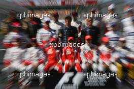 18.03.2007 Melbourne, Australia,  Formula 1, Group Drivers picture, Kimi Raikkonen (FIN), Räikkönen, Scuderia Ferrari - Formula 1 World Championship, Rd 1, Australian Grand Prix, Sunday