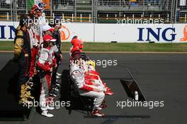 18.03.2007 Melbourne, Australia,  DRIVERS GROUP PICTURE 2007 - Formula 1 World Championship, Rd 1, Australian Grand Prix, Sunday