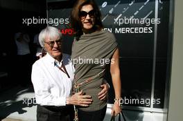 18.03.2007 Melbourne, Australia,  Bernie Ecclestone (GBR) and Slavica Ecclestone (SLO), Wife to Bernie Ecclestone - Formula 1 World Championship, Rd 1, Australian Grand Prix, Sunday